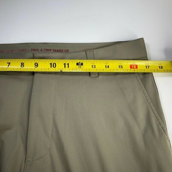 Rhone Mens Commuter Dress Pants Khaki - Picture 8 of 16